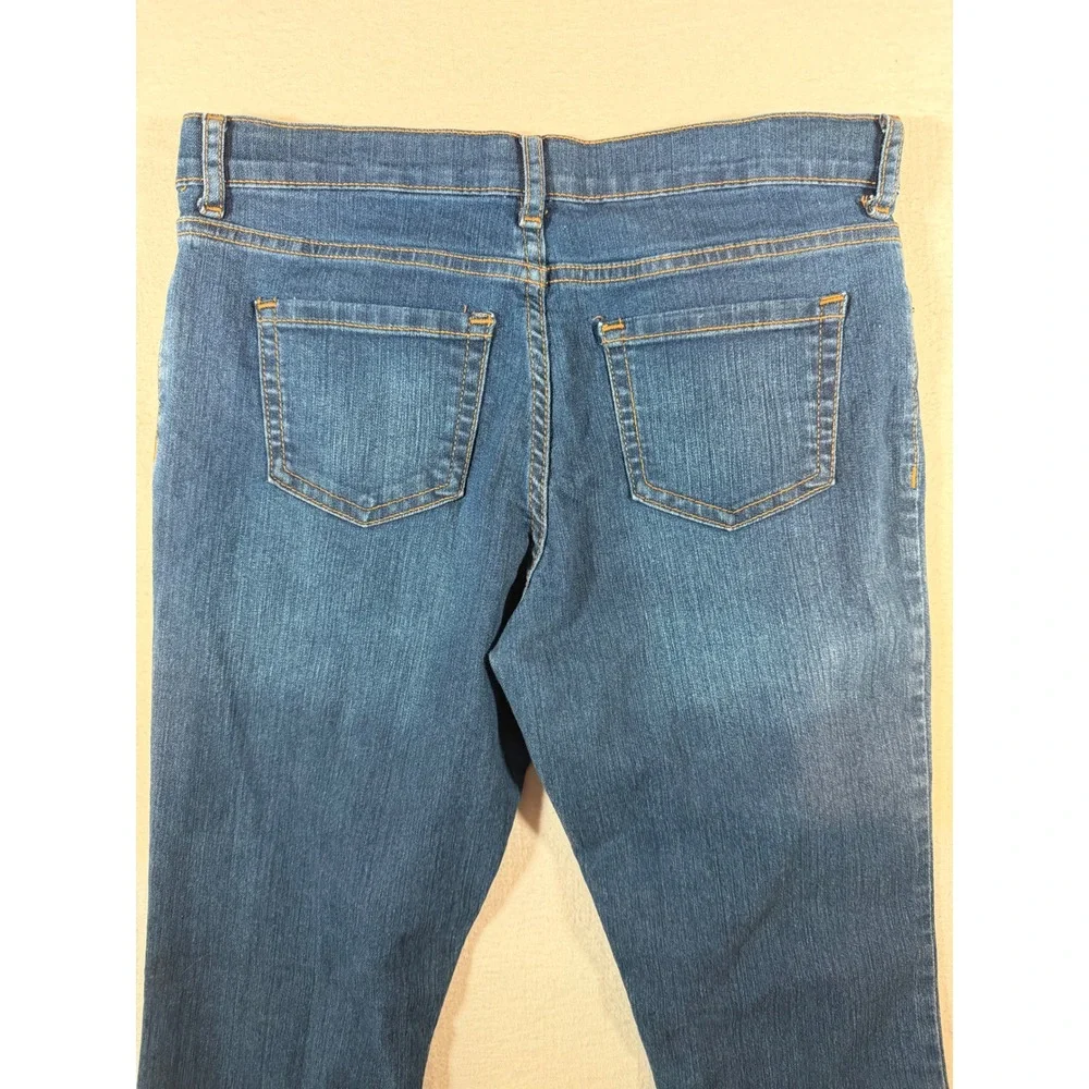 The Childrens Place Girls Super Skinny Jeans Blue Dark Wash Size 14 Adjustable